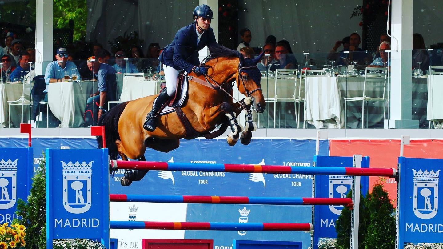 Equine America Verdiamo jumped amazingly for the Scandinavian Vikings at GCT in Madrid 