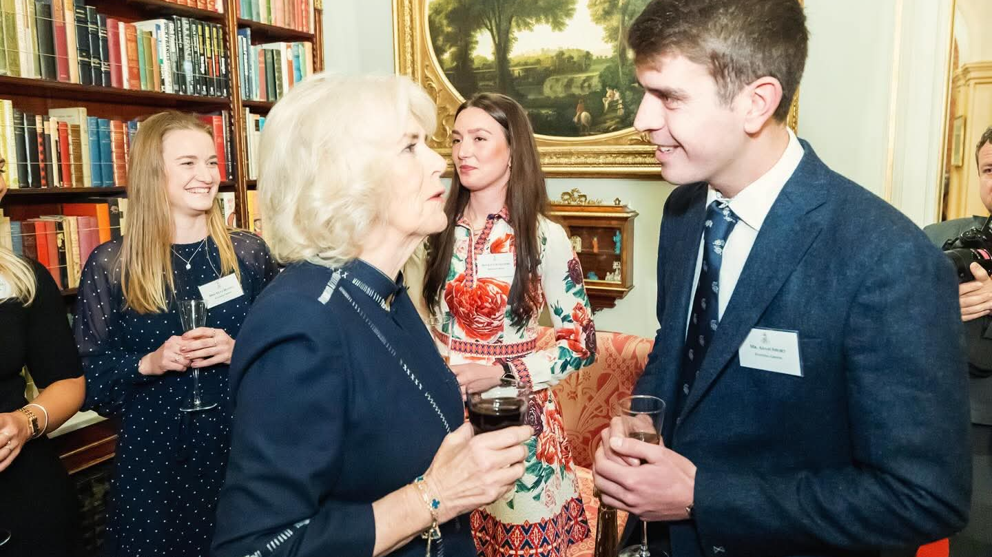 Our Youth Ambassador Adam Short meets the Queen at Buckingham Palace 