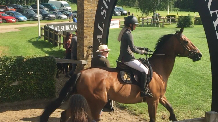 Paris 8th in the main ring at Hickstead